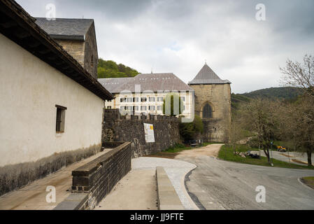 Camino de Santoago, Roncevaux, Espagne, Europe. Banque D'Images