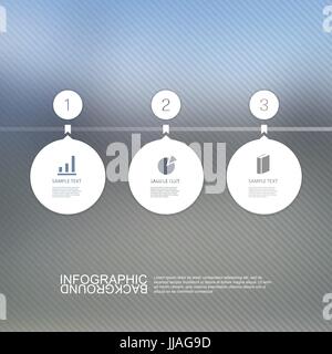 L'étape, l'ordre, le progrès - moderne abstrait coloré circulaire numérotés des infographies couvrir Modèle de conception créative avec des icônes - Illustration dans le Vector Illustration de Vecteur