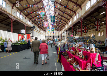 Marché de pannier,South Molton,Devon, Angleterre, Royaume-Uni Banque D'Images