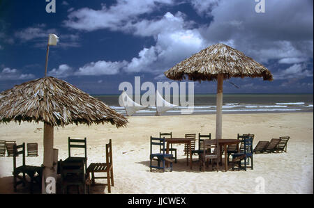 Plage Preá, Jericoacoara, Ceará, Brésil Banque D'Images