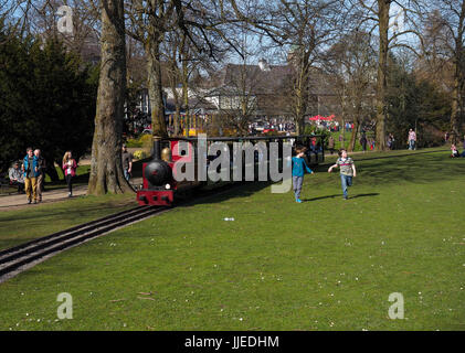 Ville thermale de Buxton et pavilion gardens Derbyshire Peak District Banque D'Images