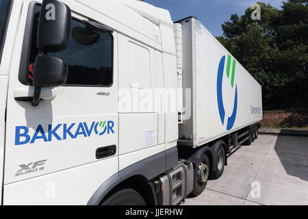 Bakkavor Foods Hitchen/camion Banque D'Images