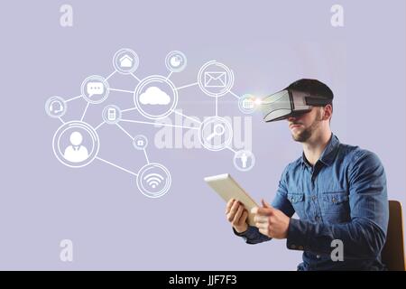 Digital composite d'APPS - modèles avec des périphériques Banque D'Images