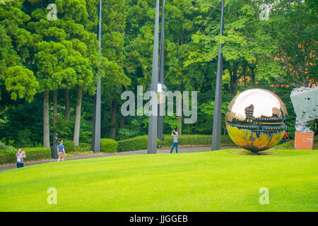 HAKONE, JAPON - Juillet 02, 2017 : Le musée en plein air d'Hakone Hakone ou Chokoku no Mori Burollet musée populaire est doté d'une sculpture park, Banque D'Images