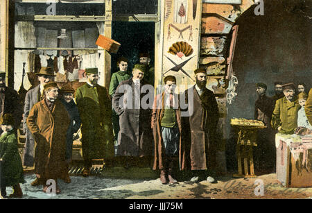 Russe / Polish shtetl ou village juif . Banque D'Images