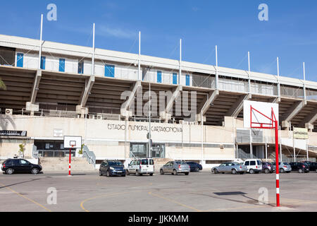 Cartagena, Espagne - 28 mai 2017 : Cartagonova stade dans la ville de Carthagène. Province de Murcie, Carthagène, Espagne Banque D'Images