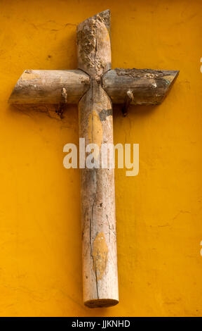 Photo emblématique. Image symbolique de la crucifixion de Jésus. Guatemala Banque D'Images