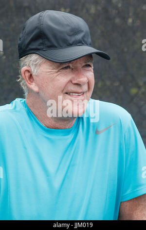 Alan Thicke de douleurs de croissance Chris Evert PRO-célébrité tennis classic Boca Raton fl,novembre 18,2016 Banque D'Images