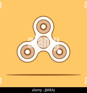 Spinner main s'agiter. Vector Illustration. Illustration de Vecteur