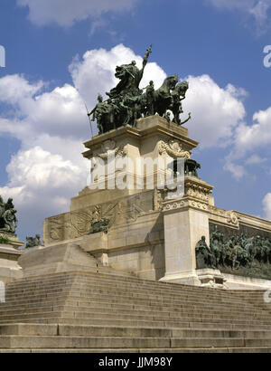 Monument à l'indépendance ou la mort, de l'indépendance, Musée de l'Ipiranga, São Paulo, Brésil Banque D'Images