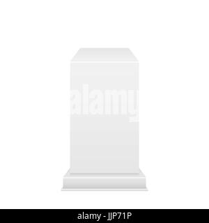 Blanc avec source de lumière isolé sur fond blanc, vector illustration. Illustration de Vecteur