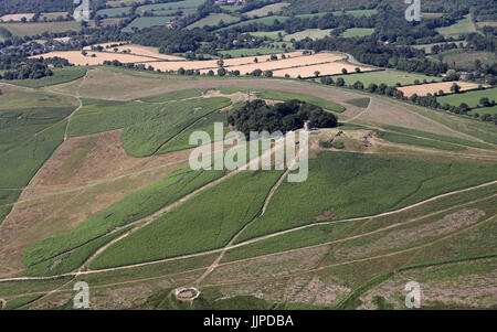 Vue aérienne de chasse Hill, Bradgate Park, Leicester, UK Banque D'Images