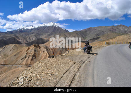 Le Ladakh en vélo Banque D'Images