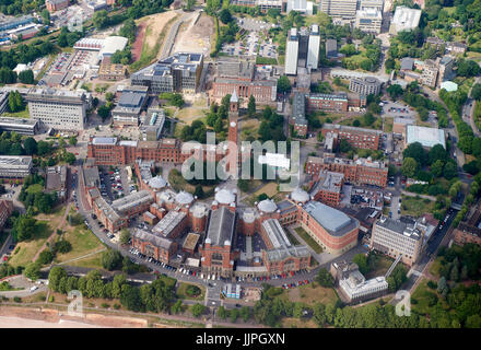 Une vue aérienne de l'Université de Birmingham, West Midlands, Royaume-Uni Banque D'Images