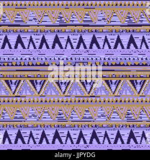 Navajo tribal couleur foncé motif transparent vecteur. aztec plaqués abstract art géométrique. impression toile hipster ethniques. Papier peint, tissu, tissu, design Illustration de Vecteur