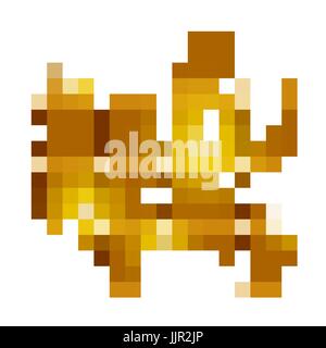 Vente de printemps. Inscription or peinture. glitz, glamour, lumière, Brillance, escomptes, art Illustration de Vecteur