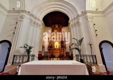 Sanctuaire de la Vierge de El Toro photos de l'intérieur de l'église au sommet du Monte toro espagne Minorque Banque D'Images