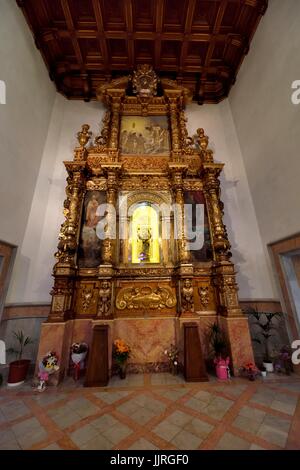 Sanctuaire de la Vierge de El Toro photos de l'intérieur de l'église au sommet du Monte toro espagne Minorque Banque D'Images