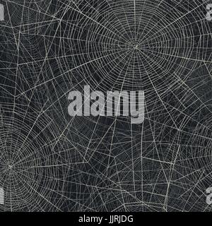 Spider web vector illustration. Résumé Contexte L'Halloween. Illustration de Vecteur