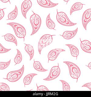 Parure ethnique Paisley. Illustration de Vecteur