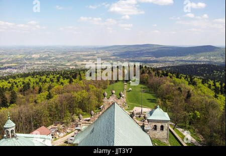 Vue sur la montagne de Sainte-Croix Banque D'Images