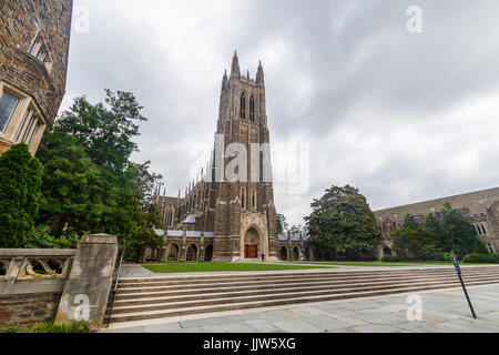 Chapelle du duc, 18 juin 2017 à l'université Duke de Durham, Caroline du Nord. Banque D'Images