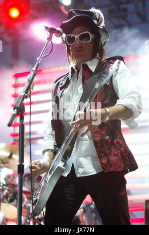 Daniel Ash Love Rockets en 2008 Coachella Music Festival Indio. Banque D'Images