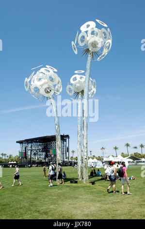 Festival de musique de Coachella 2011 atmosphère avril 15,2011 Indio. Banque D'Images