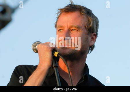 Matt Berninger National Performing 2008 Coachella festival Indio. Banque D'Images