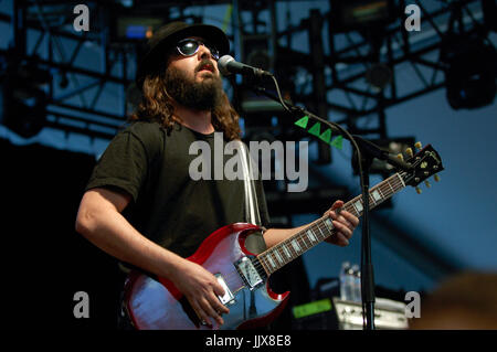 Daron Malakian Scars Broadway en 2008 Coachella festival Indio. Banque D'Images