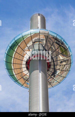 Brighton, UK. 21 juillet, 2017. Dessous de la British Airways j360 tour d'observation sur la plage de Brighton. Crédit : Rob Carter/Alamy Live News Banque D'Images