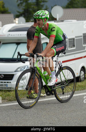 20 juillet 2017, Briançon , France, 18e étape du Tour de France, Briancon - Col d'Izoard BROWN Nathan (Cannondale) lors de la 18e étape de la 104e édition du Tour de France cycliste 2017 Banque D'Images