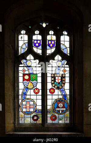 Intérieur de l'église de St Nicholas à Blakeney, Norfolk Banque D'Images