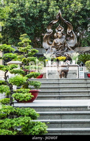 Memorial et de culte à Ven. Thich Quang Duc - Ho Chi Minh Ville, Vietnam - Mars 2017 Banque D'Images