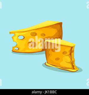 Le fromage. Vector Illustration Illustration de Vecteur