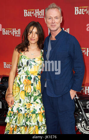 Arrivées de nuit d'ouverture de "Bat Out Of Hell' La comédie musicale au London Coliseum avec : Gary Kemp, Lauren Coiffure Où : London, Royaume-Uni Quand : 20 Jun 2017 Credit : Alan West/WENN.com Banque D'Images