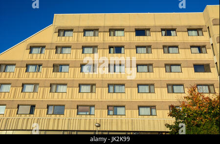 Vyborg, Russie - Oct 5, 2016. Façade d'un vieil hôtel de centre-ville à Vyborg, Russie. A 174km au nord-ouest de Vyborg de Saint-Pétersbourg et à seulement 30 km de la Banque D'Images