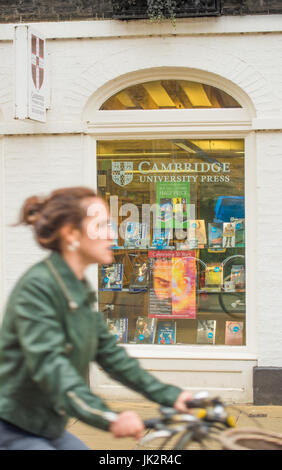 CUP (Cambridge University Press), librairie de l'université de Cambridge, Angleterre, Grande-Bretagne. Banque D'Images