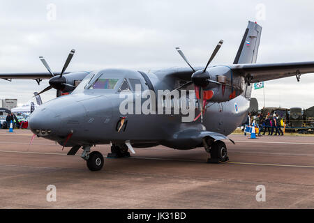 Let 410 de la Force aérienne slovène vu au 2017 Royal International Air Tattoo à Fairford de la RAF dans le Gloucestershire. Banque D'Images