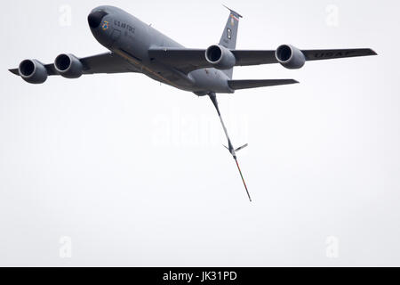 707 Boeing KC-135 Stratotanker passage aérien International Air Tattoo à Fairford 2017 Banque D'Images