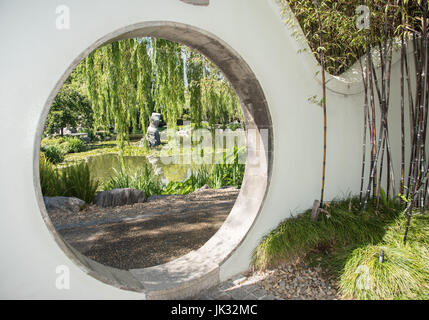 Sydney, NSW Australia-November,18,2016 : mur de l'étang de lotus dans le jardin chinois de l'amitié à Sydney, Australie Banque D'Images
