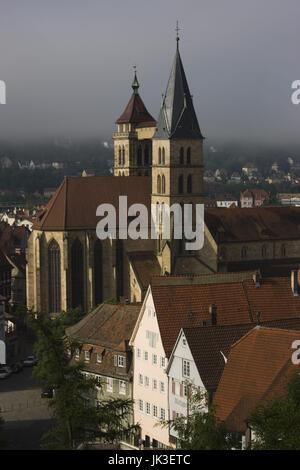 Allemagne, Bade-Wurtemberg, ESSLINGEN AM NECKAR, église Saint Dionysius, Banque D'Images