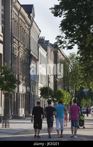 La Lettonie, Riga, Lettonie, sud-est Région de Latgale, la vallée de la rivière Daugava, Daugavpils, Rigas Iela Street Banque D'Images