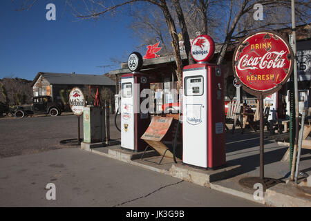 USA, Arizona, micocoulier, Rt. Vieille Ville, 66 RT 66 Visitor Centre Banque D'Images