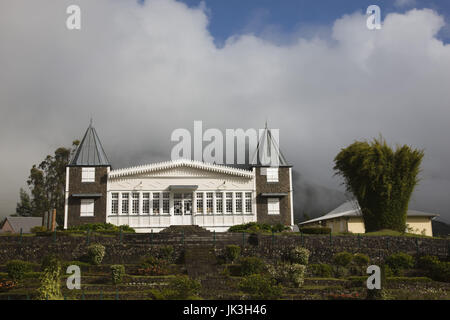 La France, l'île de la réunion, Plaine-des-Palmistes, Le Domaine des tourelles, 1920 Bâtiment créole, maintenant un centre d'artisanat Banque D'Images