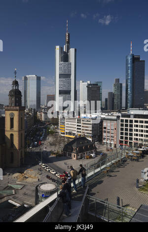 Allemagne, Hessen, Frankfurt am Main, du quartier financier de Hauptwache salon, Banque D'Images