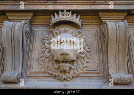 À l'extérieur de l'oeuvre des Jardins de Boboli à Florence Italie Banque D'Images