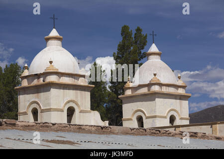 L'Argentine, la province de Salta, Valles Calchaquies, Seclantas, église du village Banque D'Images