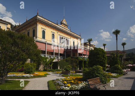 L'Italie, la Lombardie, région des lacs, lac de Côme, Bellagio, Le Grand Hotel Villa Serbelloni Banque D'Images