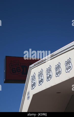 USA, Arizona, Williams, Rt. Ville 66 Banque D'Images